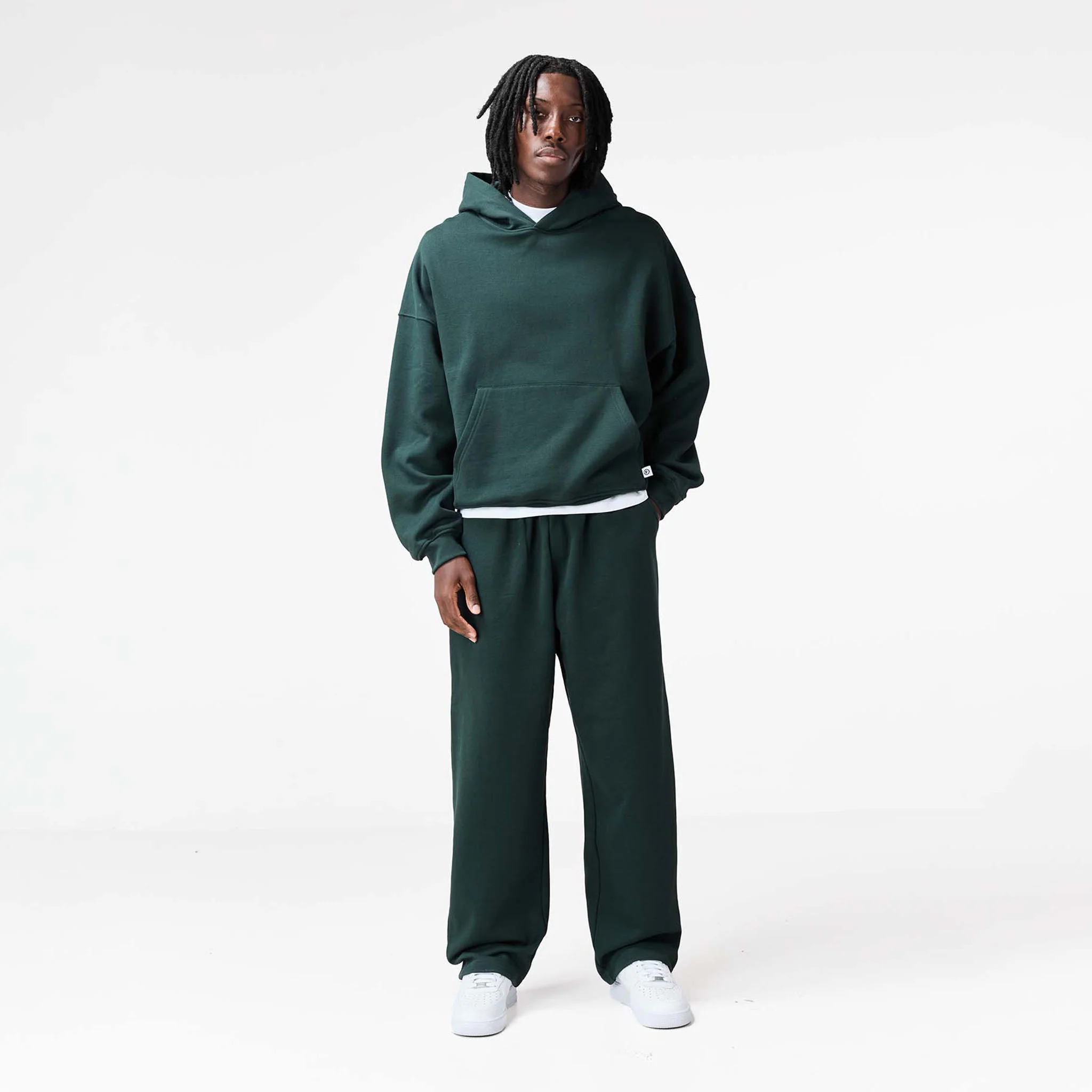 Loose Fit Jogger | Forest Green - Faded