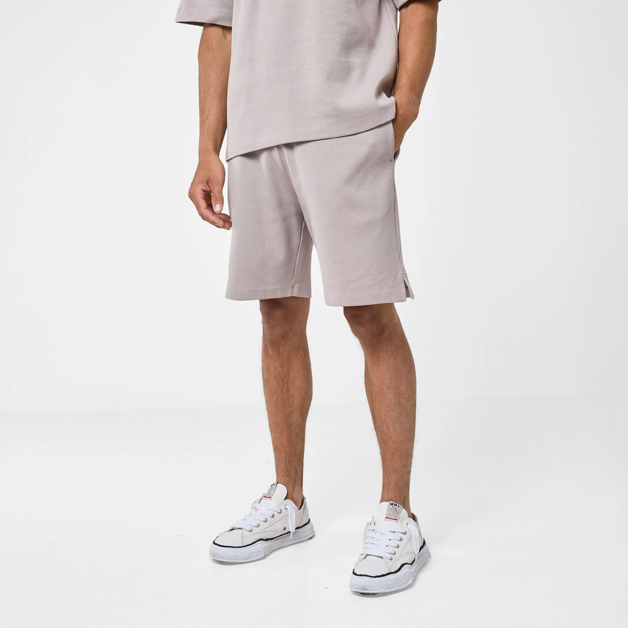 Waffle Short | Stone - Faded