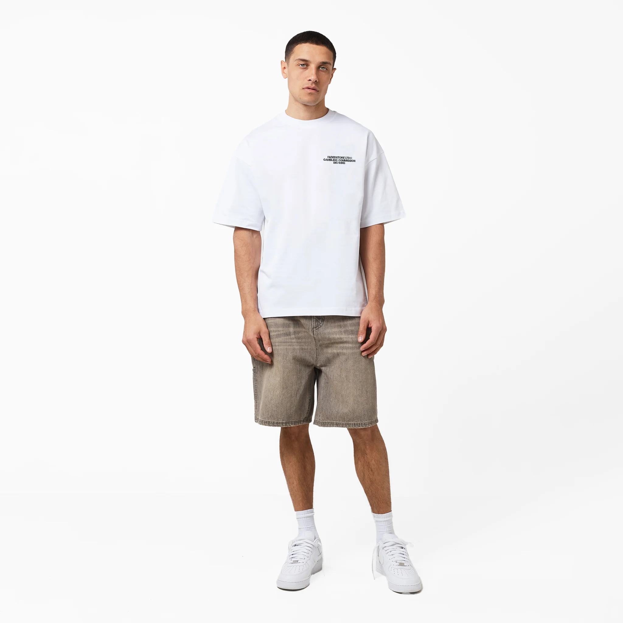 Big Wins T-Shirt | White - Faded