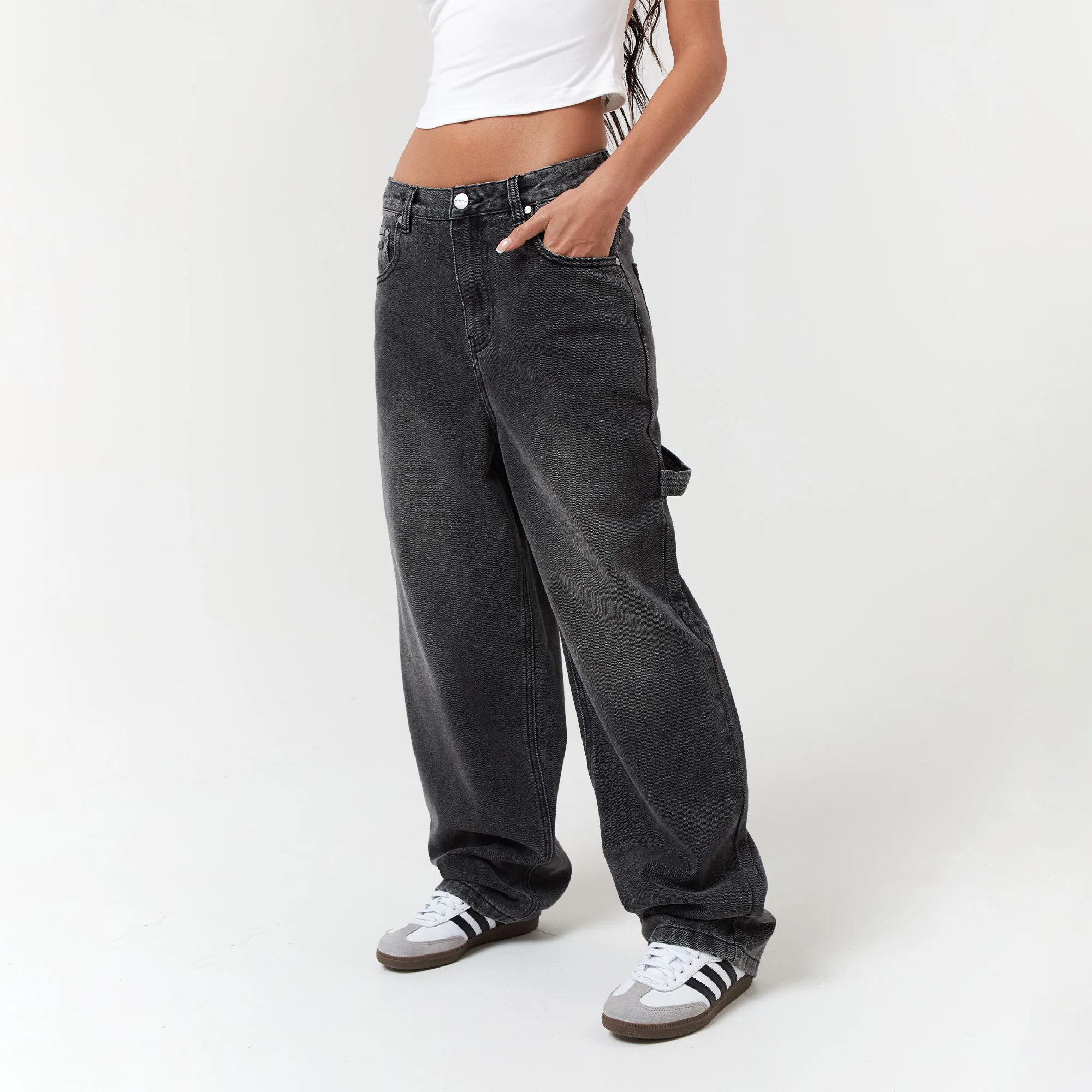 Carpenter Jean | Washed Black - Faded