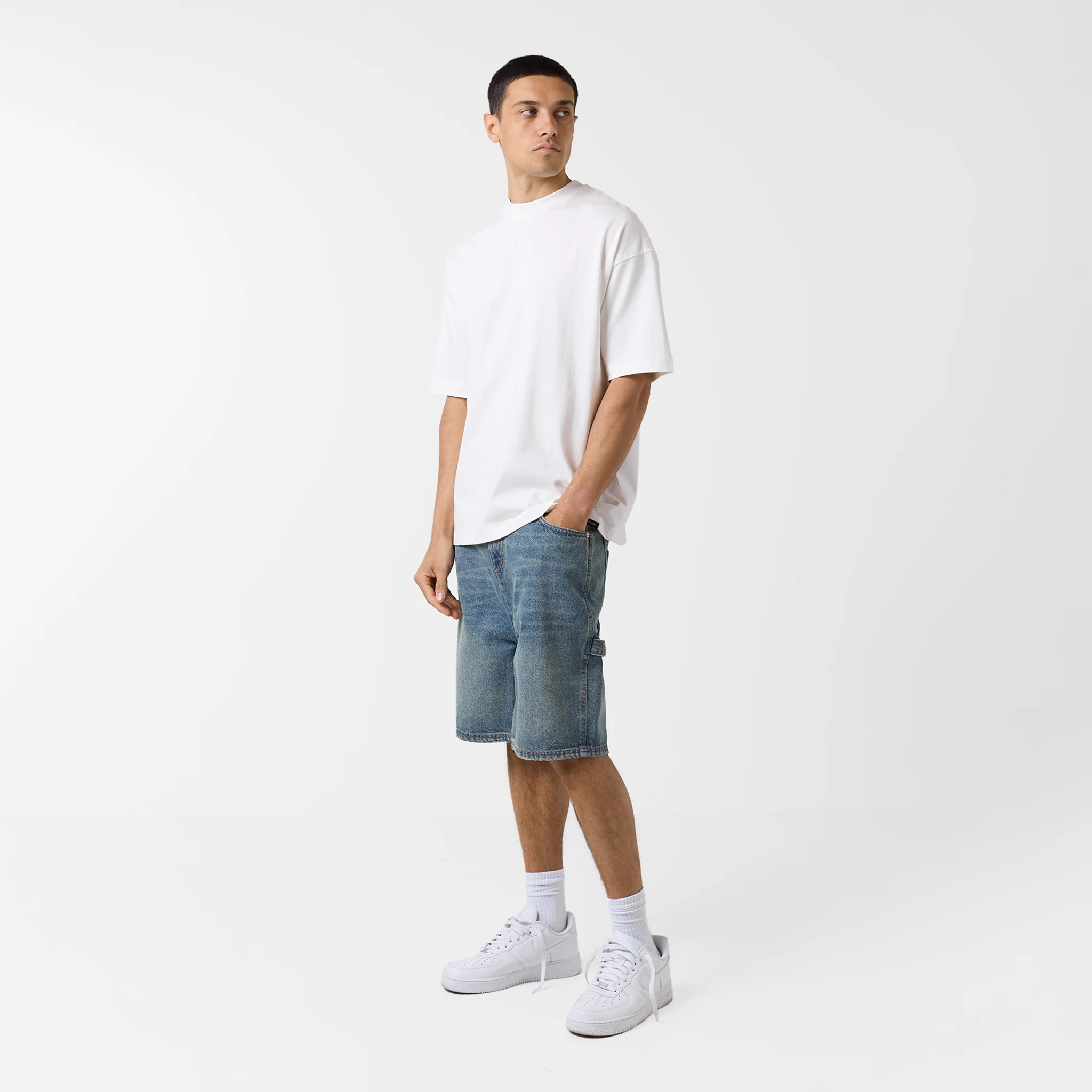 Box Fit T-Shirt | White - Faded