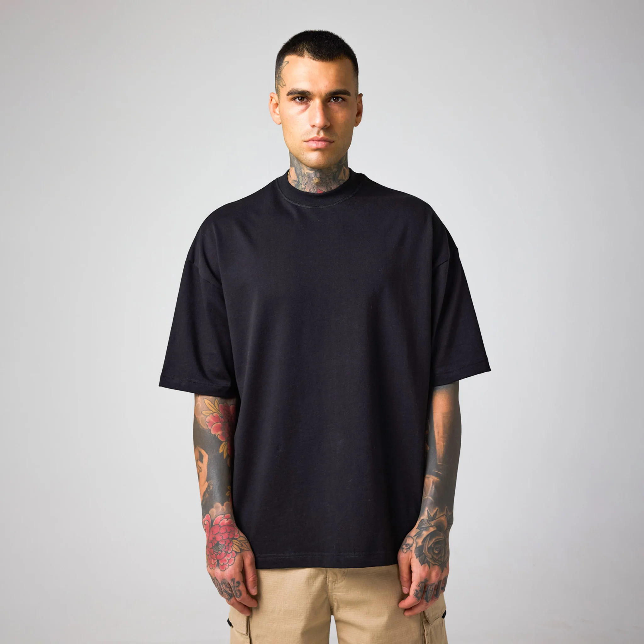 Box Fit T-Shirt | Vintage Black Wash - Faded