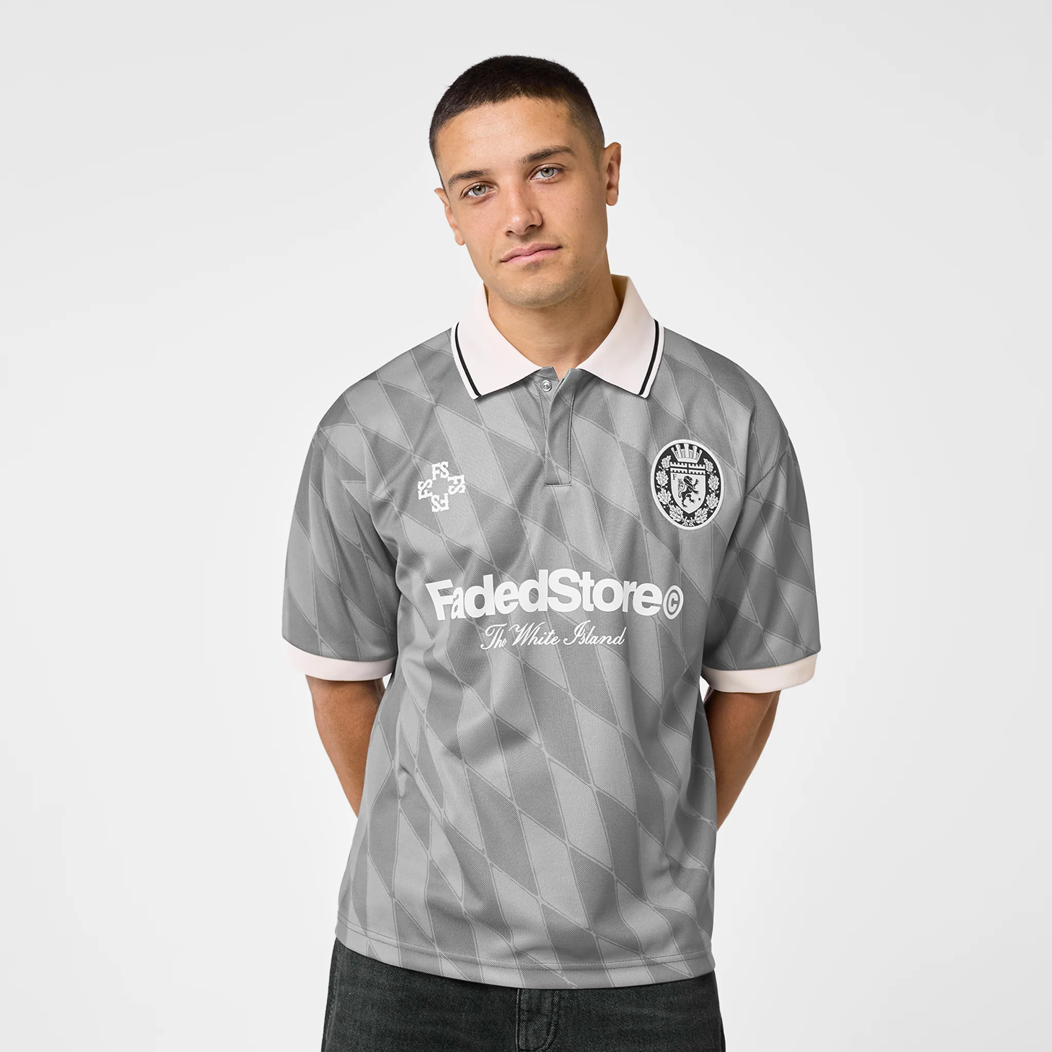 Full Time Football Jersey | Grey - Faded