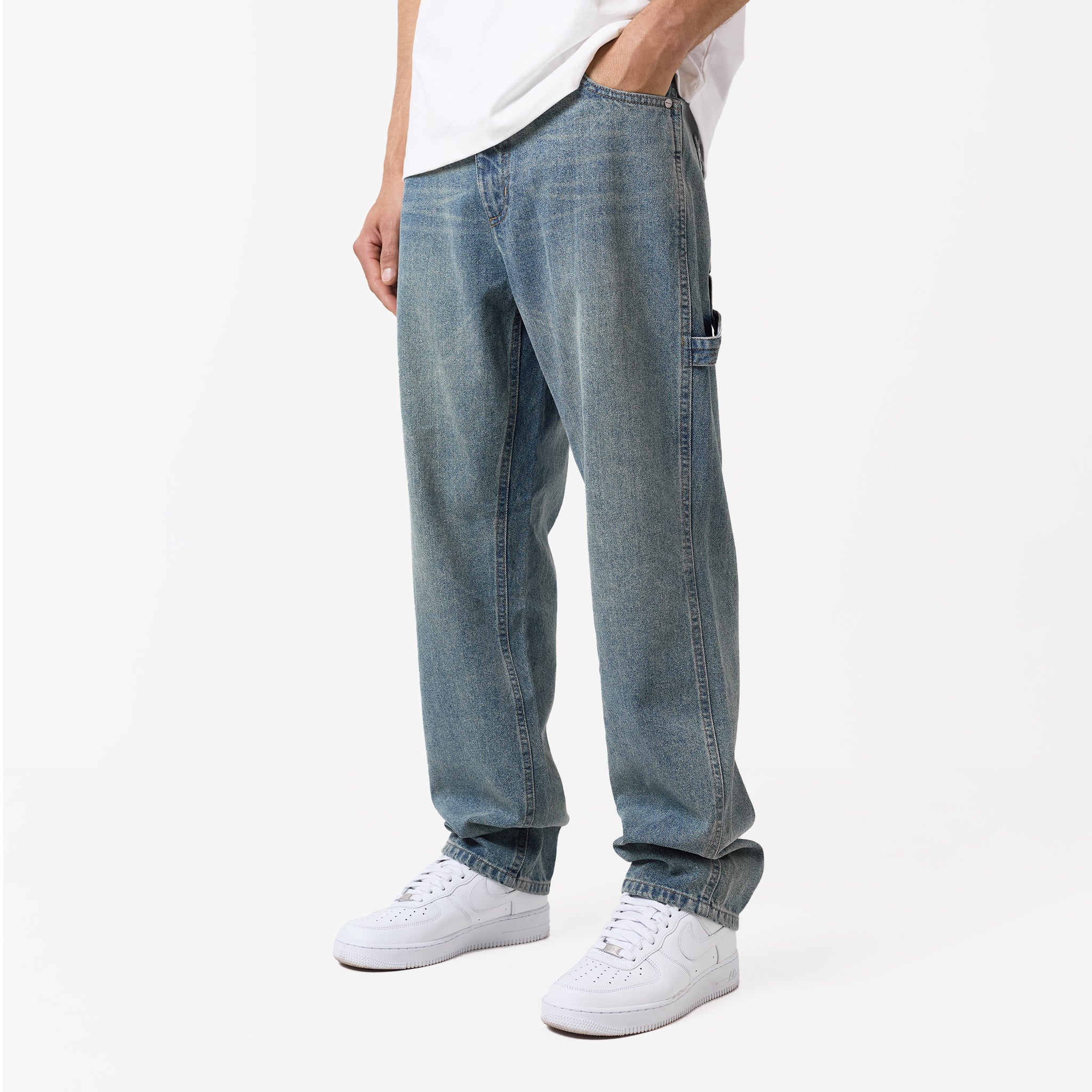 Carpenter Jean | Mid Blue Wash - Faded