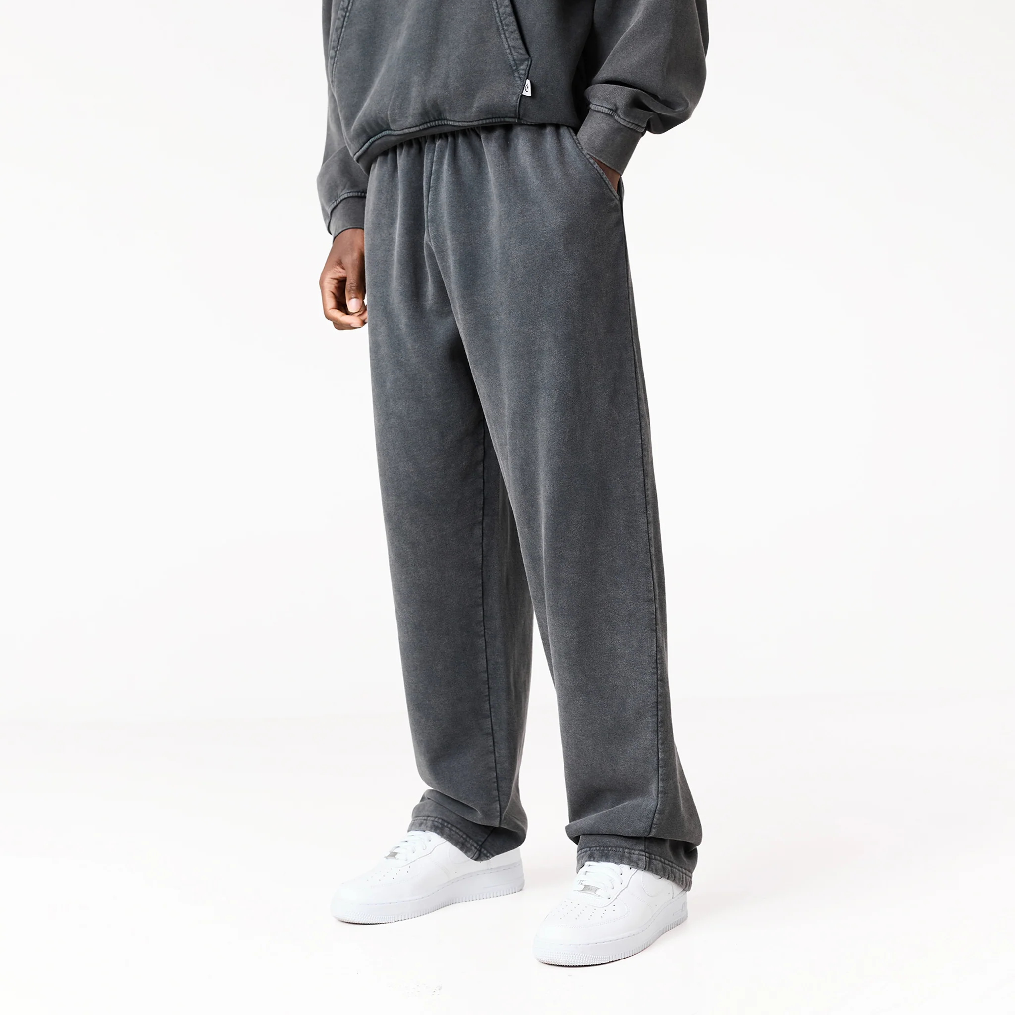 Loose Fit Jogger | Black Wash - Faded